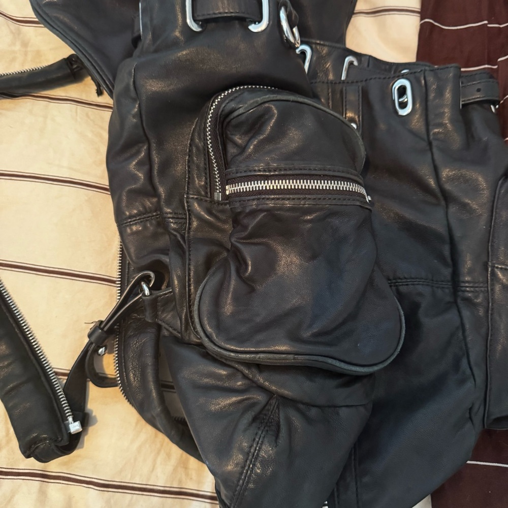 ALEXANDER WANG marti black leather backpack - Picture 5 of 9